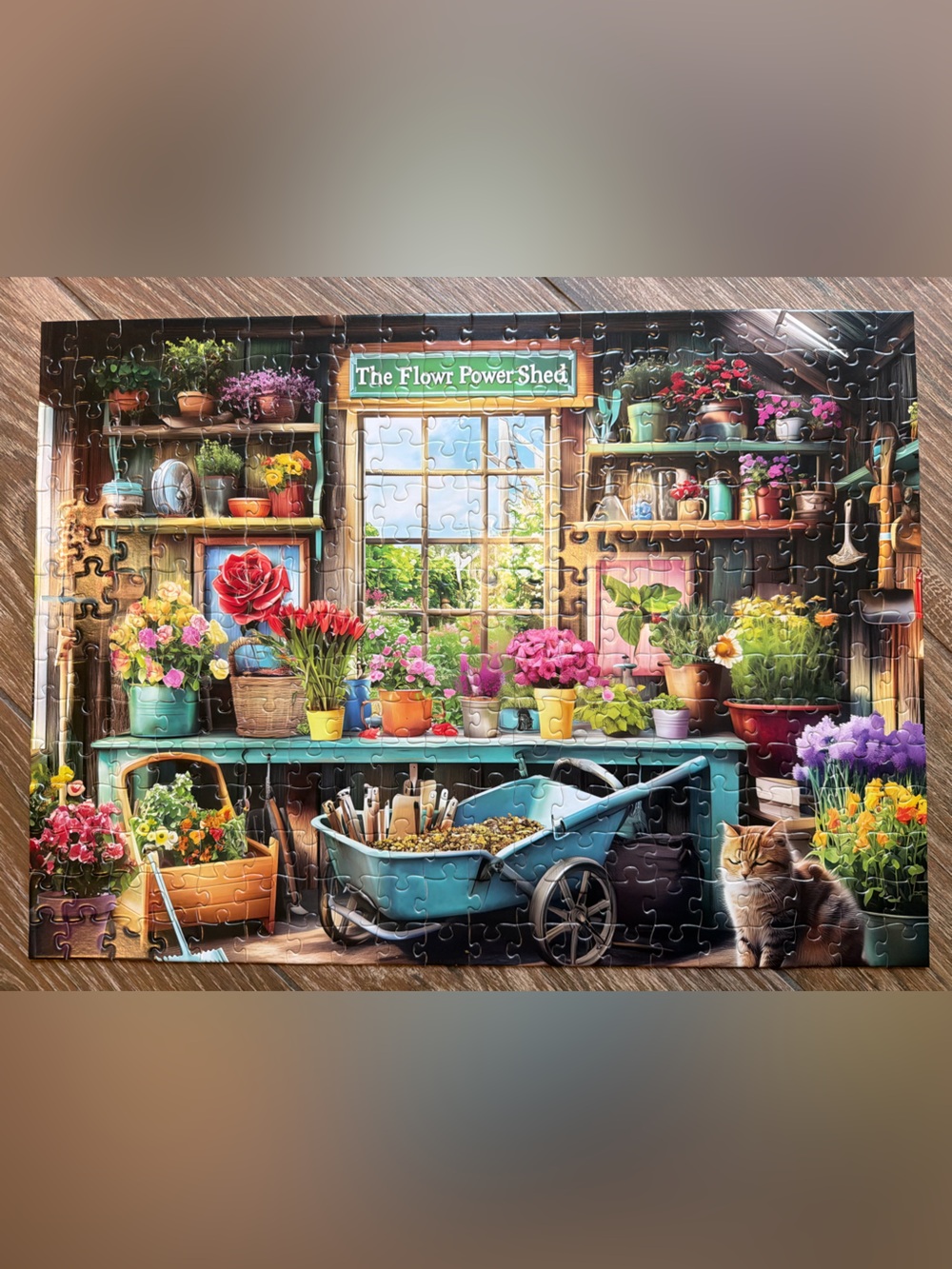 Colorful Flower Shop Puzzle 300 piece